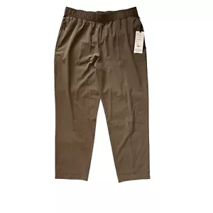 Mondetta pants women's size XL Stone Gray Elastic Waist Pockets NWT NEW - Picture 1 of 7