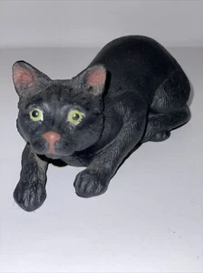 Vintage! 1992 Universal Statuary 7” BLACK CAT Green Eyes - Picture 1 of 21