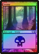 Swamp (239) FOIL Magic 2011 / M11 PLD Basic Land MAGIC MTG CARD ABUGames