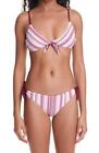 lemlem Neela 284572 Side Tie Bikini Bottoms Pink Swimwear, Size Small