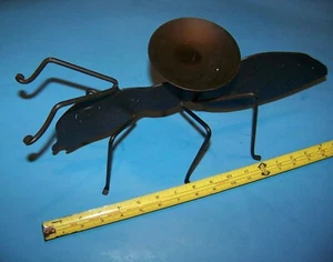 Candle Holder Giant Black Ant (Metal) Indoor / Outdoor Candle Holder - Picture 1 of 4