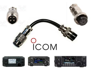 ADATTATORE MICROFONO ICOM 8 PIN A 4 PIN CB GALAXY ASTATIC TURNER - Imagen 1 de 1