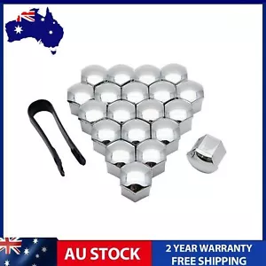 Silver Wheel Nut Caps Covers Set of 20 Caps for HSV Holden VE Commodore WM VF - Picture 1 of 5
