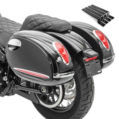 Hard saddlebags Craftride Alabama (pair) 33l + mounting kit Triumph America, Roc - Image 1 of 4