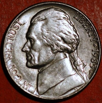 United States 5 Cents 1985 KM# A192 - Image 1 of 2