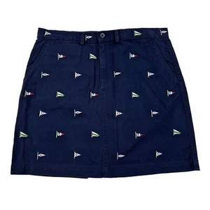 Ralph Lauren Sport Women's Multi-Nautical Flag Skirt - Navy Blue - Size: 4 - Picture 1 of 3