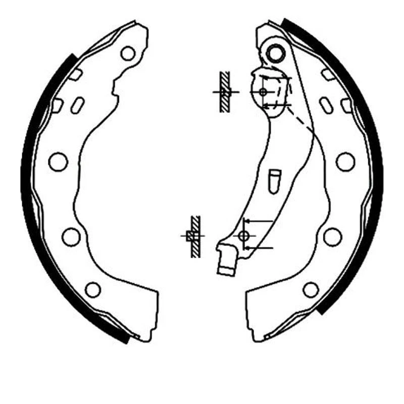 Textar 91056400 Juego de Zapatas Trasero para Mitsubishi Carisma Space Star - Imagen 1 de 1