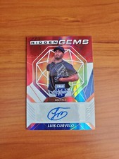 Luis Curvelo - 2021 Elite Extra Edition HIDDEN GEMS AUTO RED WHITE BLUE #/25
