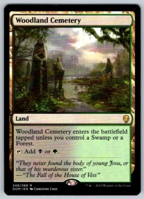 2018 Dominaria Woodland Cemetery2 Rare #248 - Image 1 of 2