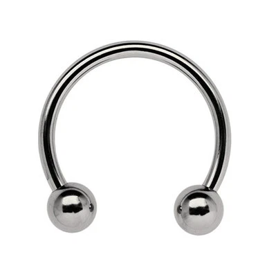 Piercing Gioielli Orecchio Setto Ferro Anello Bilanciere Circolare CBR IN 1,6mm - Immagine 1 di 2
