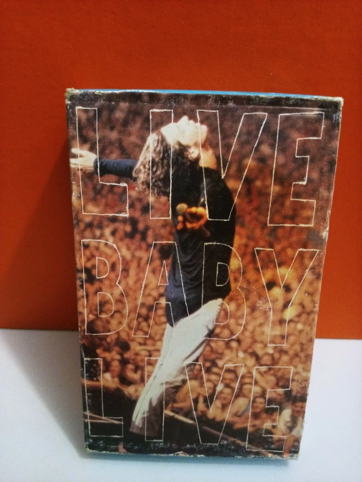 CASSETTA LONG TAPE INXS LIVE BABY LIVE VINTAGE - Immagine 1 di 3