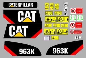Kit Complet De Décalcomanies Adhésives Caterpillar 963 K - Imagen 1 de 1