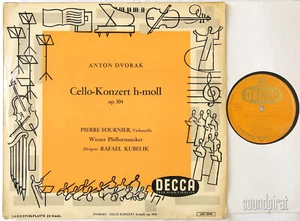 PIERRE FOURNIER DVORAK CELLO CONCERTO DECCA ED.1 LXT 2999 NM - Bild 1 von 4