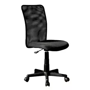 Techni Mobili Mesh Task Office Chair Black Polyester - Picture 1 of 4