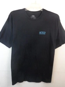 AFTCO T-Shirt Herren XL Schwarz Kurzarm Logo - Bild 1 von 11