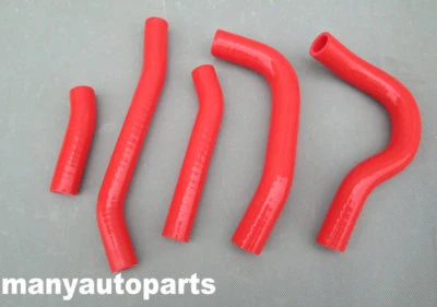 FOR Honda Crf250r CRF 250 2014 2015 2016 2017 silicone Radiator Hose RED Foto 1 de 4