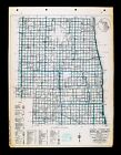 1940 Michigan Highway Map Sanilac County Sandusky Carsonville Minden Lexington