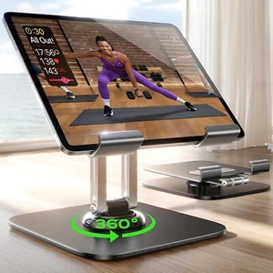 Adjustable Rotating Tablet Stand for iPad/Kindle/Switch/iPhone 4.7"-12.9 - Picture 1 of 6