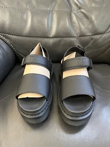 Black Dr Marten Voss II Sandals size 8 - Picture 1 of 8