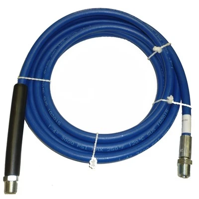 PROPULSE, A SCHIEFFER CO. Blue Non-Marking 1/4" x 15' Boom Hose Assembly 3,000 PSI with 3/8" MPT