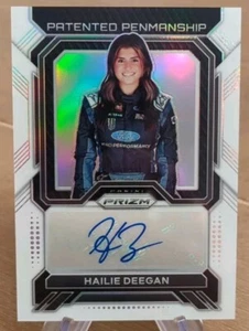2023 Prizm Patented Penmanship Auto White SSP 3/5 Hailie Deegan - Picture 1 of 1
