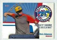 2021 Jersey Shore BlueClaws (High A-Philadelphia Phillies) Chris Adamson