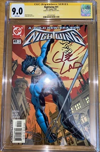 Nightwing #41 SS CGC 9.0 Greg Land Signed Batman Robin DC Comics Dixon 03/00 NM - Picture 1 of 3