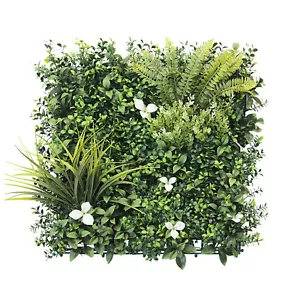 20"x20" Artificial Imitación 3D Mezcla Helecho Mat Privacidad Valla Pantalla Decoración Panel V5 - Imagen 1 de 7