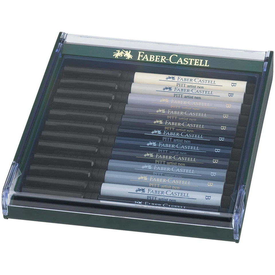 Juego de 12 pinceles grises Faber-Castell Pitt Artist FC267423 Foto 1 de 1