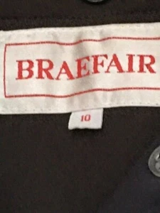 SPRING SALE  BRAERFAIR WE SELL QUALITY Shell 100% Wool Lined Trench Coat Blue - Picture 1 of 6