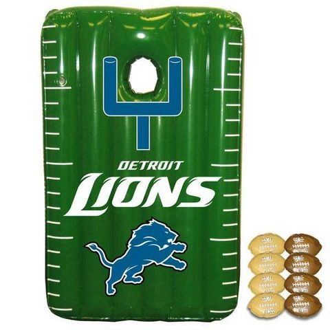 Detroit Lions NFL Licensed Inflatable Bean Bag Toss Game Cover