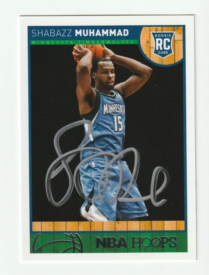 Shabazz Muhammad Signed 2013-14 Panini NBA Hoops Card #274 Auto Timberwolves COA - Image 1 of 1