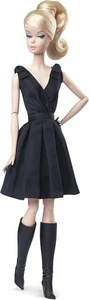 Classic Black Dress Silkstone Barbie Doll Fashion Model Collection Gold Label - Picture 1 of 3