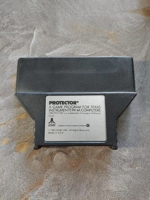 Protector TI-99/4a Texas Instruments  Video Game Cartridge - Tested Atari - Image 1 of 2