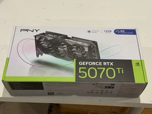 PNY GeForce RTX 5070 Ti Overclocked Triple Fan ✅ BRAND NEW and ✅ FREE SHIPPING ✅ - Picture 1 of 2