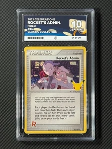 ACE 10 Rocket's Admin. 86/109 Holo Pokémon Card Celebrations Collection GEM MINT - Picture 1 of 5
