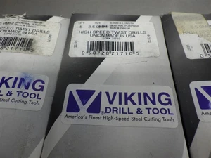 90 Stück Neu! Viking 8,5 mm/Nachi Größe #36 HSS Jobber Bohrer (wie abgebildet) - Bild 1 von 3
