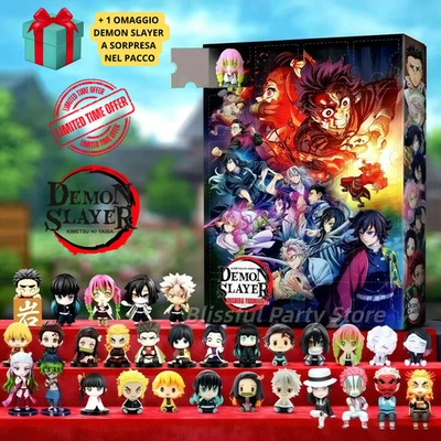 Calendario Avvento Demon Slayer Calendario Natale 2025 IDEA REGALO + 1 omaggio - Image 1 of 4