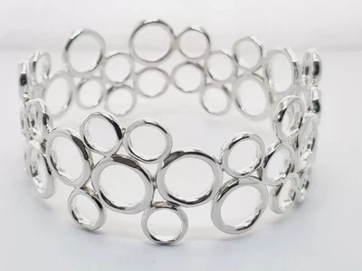 Links of London 20/20 bangle wide bracelet sterling silver new SMALL assay - Image 1 of 4