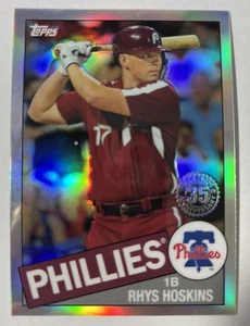 2020 Topps Chrome #85TC-20 Rhys Hoskins 1985 Topps Philadelphia Phillies - Picture 1 of 2