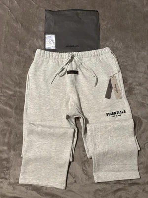 NUEVO FOG Essentials Pantalones de Sudadera Relajados Ligeros Avena Talla Mediana 100% Auténticos✅ Foto 1 de 4