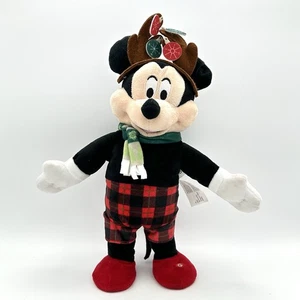 Disney Mickey Mouse Animated Plush Dances & Sings We Wish You A Merry Christmas - Picture 1 of 18