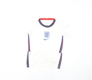 Nike Boys White Football Jersey 2XS - Lightweight & Stylish - Picture 1 of 12
