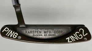 Ping Zing 2 Karsten Mazza da golf putter in rame berillio 34" RH - Foto 1 di 15