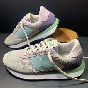 New Balance 237 Damen-Sneaker beige lila grün pink Schuhgröße 8,5 - Bild 1 von 10