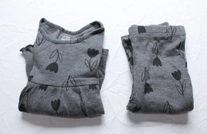 Carter's Toddler Girl's Floral Thermal Outfit Set IW4 Grey Size 5T NWT - Picture 1 of 8