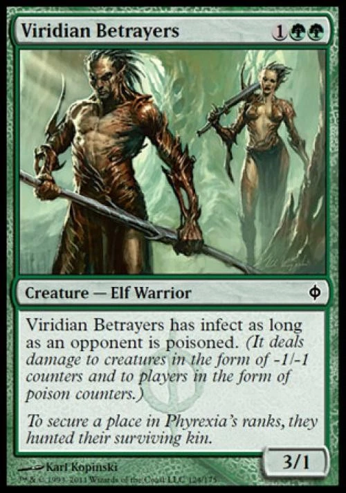 Viridian Betrayers - Medium Play MTG New Phyrexia - Image 1 of 1