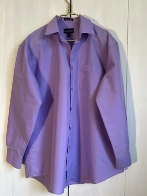 MONDO UOMO Italia Men’s XL Shirt Long Sleeve Lilac Purple EUC Retails $145 - Image 1 of 4