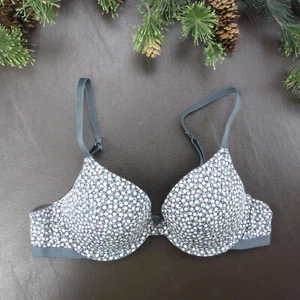 Xhilaration Bra 34A Gray Padded Underwire Adjustable Clasp Back - Picture 1 of 11