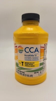 Valspar CCA NovoColor II 油漆着色剂中号黄色 111T 1QT 32 盎司 - 全新 — 第 1/2 张图片